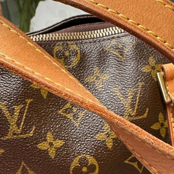 🔥🔥🔥Louis Vuitton LV Vintage Cabas Mezzo Tote Shoulder Bag + LV Dust Bag + COA - Picture 8 of 15